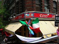 Photo by Bernie | New York  restaurant, flag, Italy
